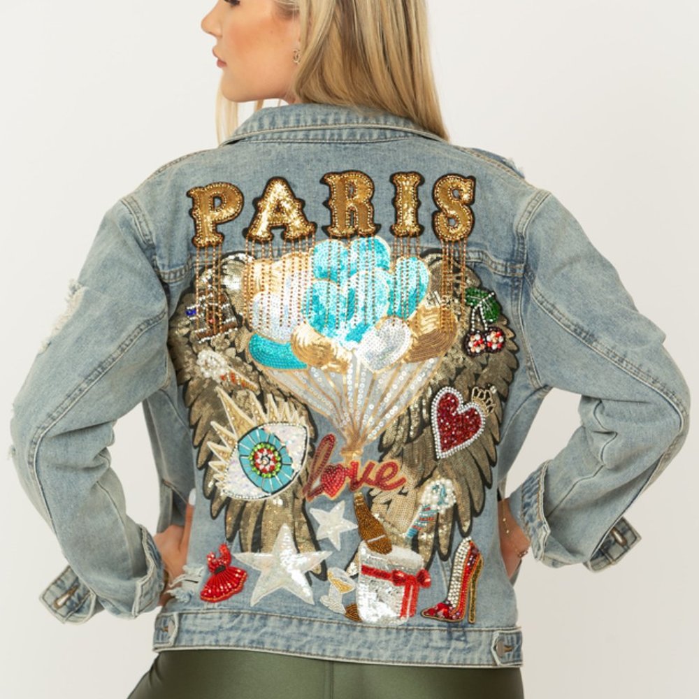 Personalized Denim Jacket - Picture 2 of 3
